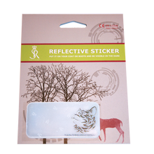 Įkelti vaizdą į galerijos rodinį, SMALSI KATĖ atšvaitas lipdukas/ CURIUOS CAT sticker reflector - Neshkis