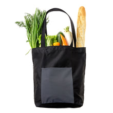 Įkelti vaizdą į galerijos rodinį, Shopping bag, pirkinių krepšys, Visų reikalų krepšys, pilka kišenė, su atšvaitu