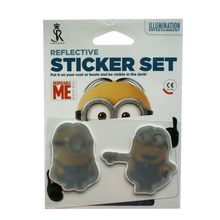 Įkelti vaizdą į galerijos rodinį, PIMPAČKIUKAI atšvaitai lipdukai/ Reflective Minions sticker set - Neshkis