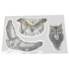 Įkelti vaizdą į galerijos rodinį, Pelėdos atšvaitų lipdukų rinkinys / Owls reflective sticker set - Neshkis