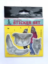 Įkelti vaizdą į galerijos rodinį, Pelėdos atšvaitų lipdukų rinkinys / Owls reflective sticker set - Neshkis
