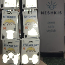 Įkelti vaizdą į galerijos rodinį, Linksmieji Pimpačkiukai atšvaitai lipdukai/ Reflective Laughing Minions sticker set - Neshkis