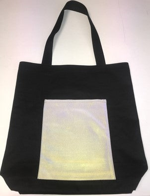 Pirkinių krepšiai (shopping tote) su integruotais atšvaitais bei įmonės logo